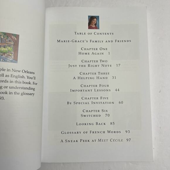 American Girl Set of 2 Books Meet Marie Grace Marie Grace and the Orphans 2011 - Picture 5 of 11